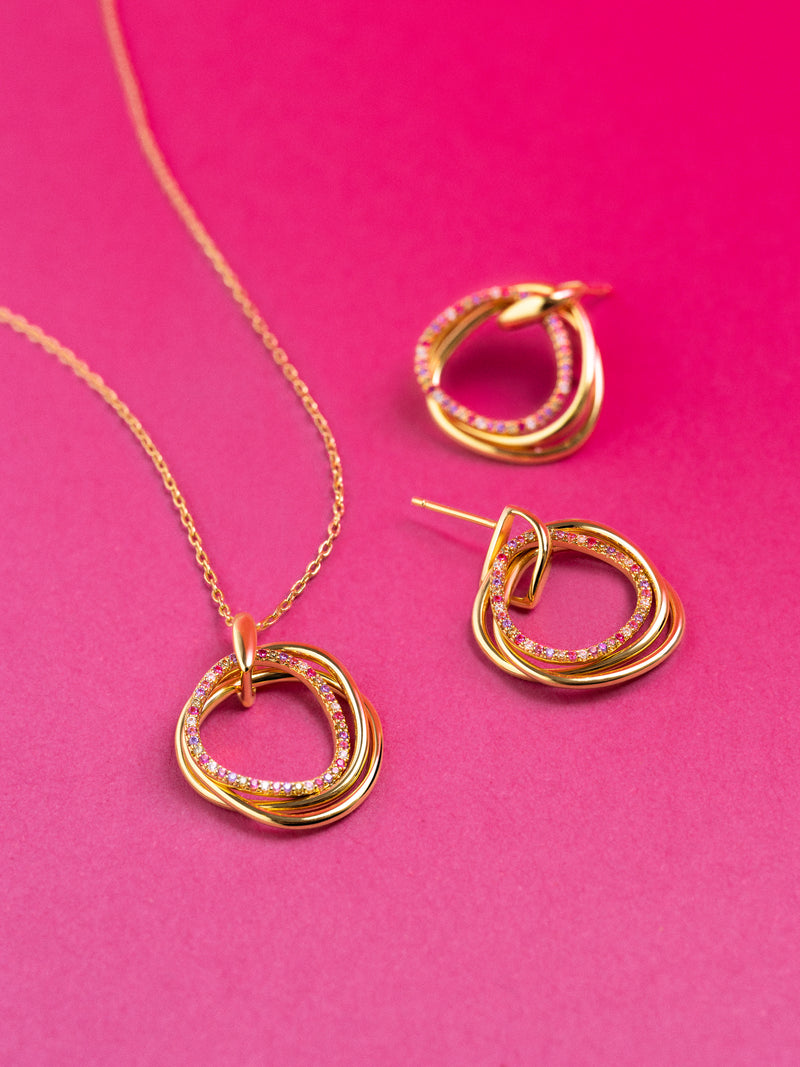 Oria Colors Gold Necklace