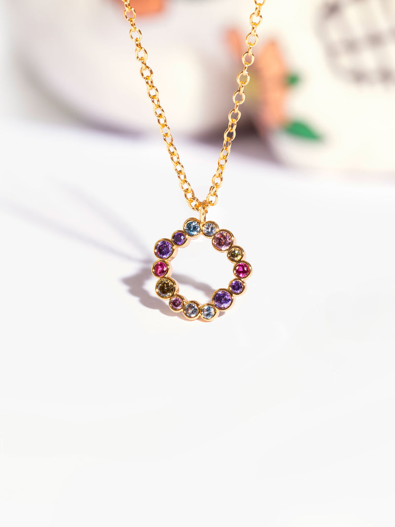 Bubbles Gold Necklace