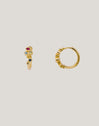 Aro Rainbow Bubbles S Gold Earrings