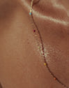 Fine Enamel Colors Gold Necklace 
