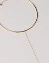 Y Pearl Stainless Steel Gold Choker 