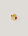 Bague My Pink Stone Acier plaqué or - vista 4