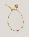 Pulsera New Orbit Multicolor Baño Oro