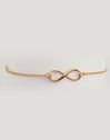 Bracelet Infini Acier Plaqué Or - vista 5