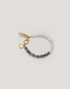 Armband Índigo Pearl Staal Verguld met Goud - vista 4