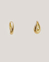 Pendientes Organic Twist Baño Oro