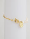 Pulsera Chic Pearl Acero Baño Oro