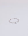 Anillo Single Spark Plata