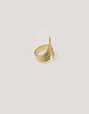 Anillo Dove Acero Baño Oro