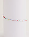 Pulsera Dots Colors Enamel Plata