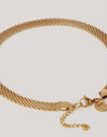 Choker Tape Acero Baño Oro