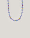 Skycolor Stones Stainless Steel Gold Necklace