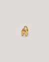 Double Loop Gold Single Earring