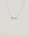 Collar Personalizado Carrie Plata