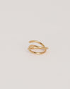 Cross Gold Ear Cuff Single Earring