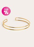 Double Ring Gold Choker 