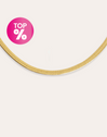 Lisse Stainless Steel Gold Necklace