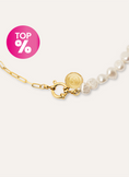 Chic Pearl Stainless Steel Gold Necklace