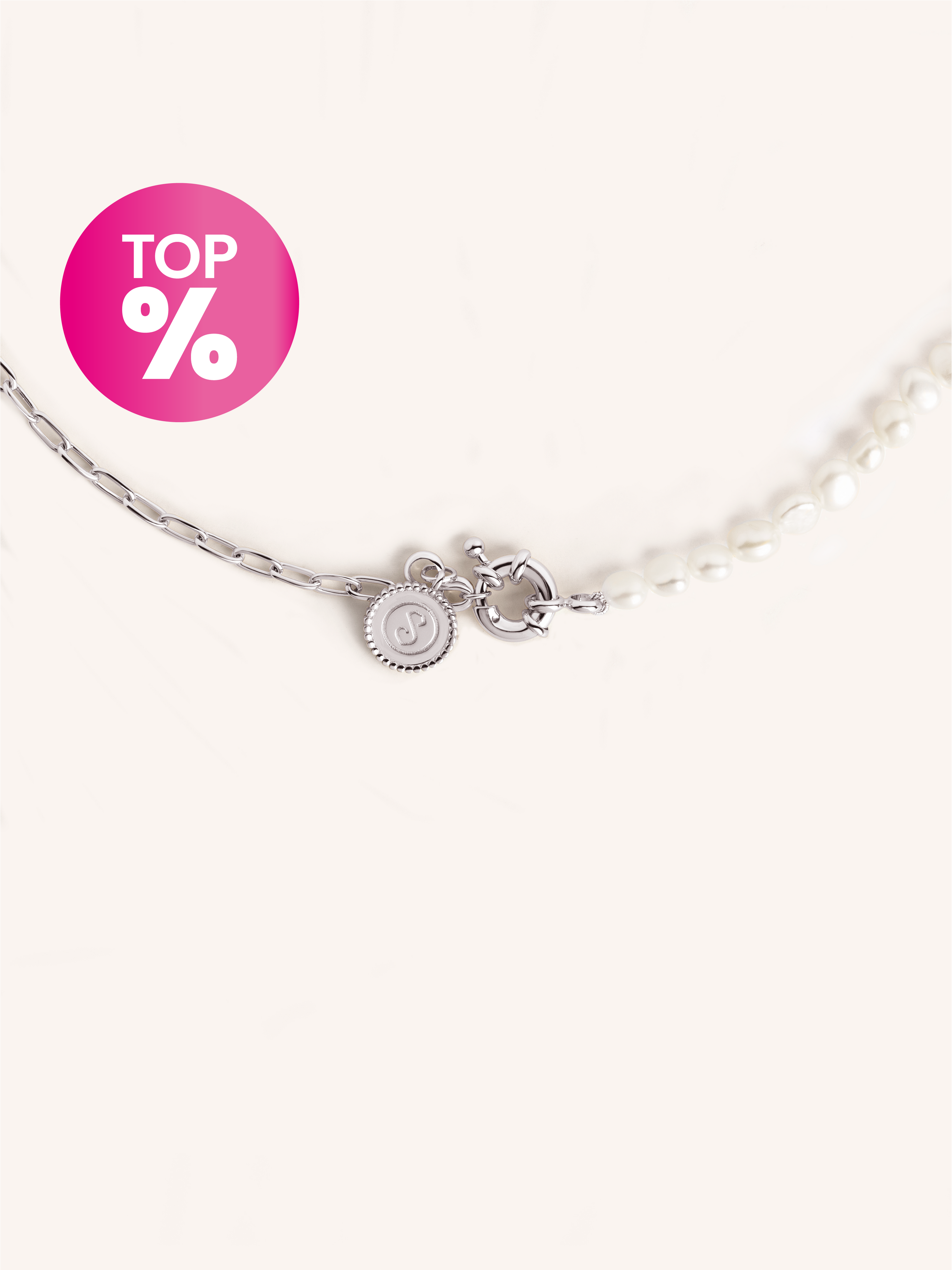 Chic Pearl Stainless Steel Necklace