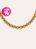 Big Rope Stainless Steel Gold Necklace