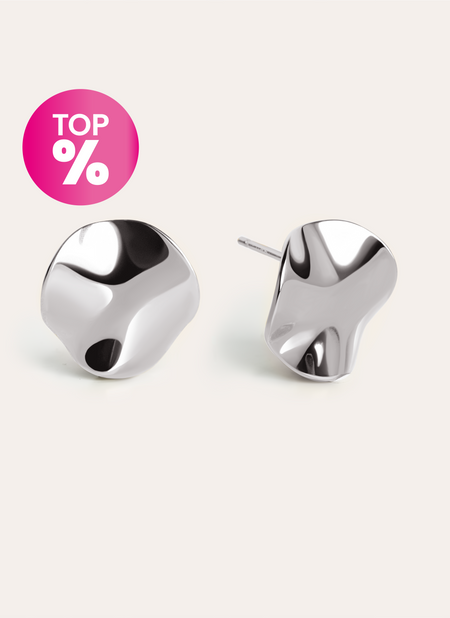 Waves Stainless Steel Earrings