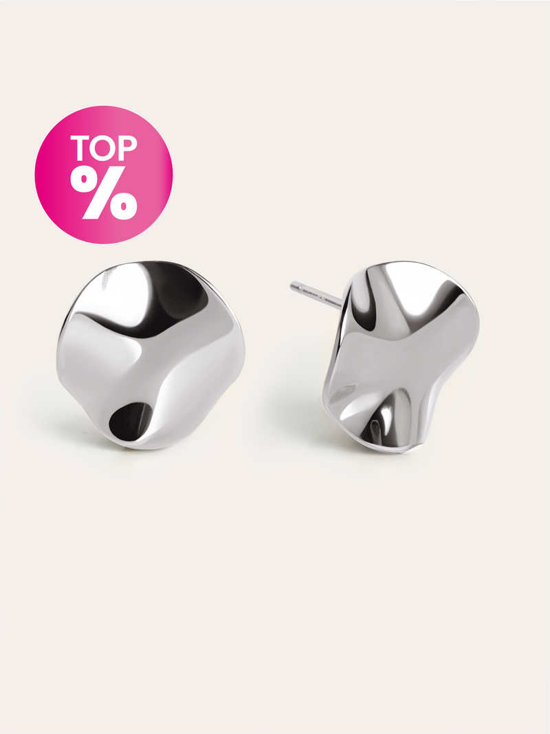 Waves Stainless Steel Earrings