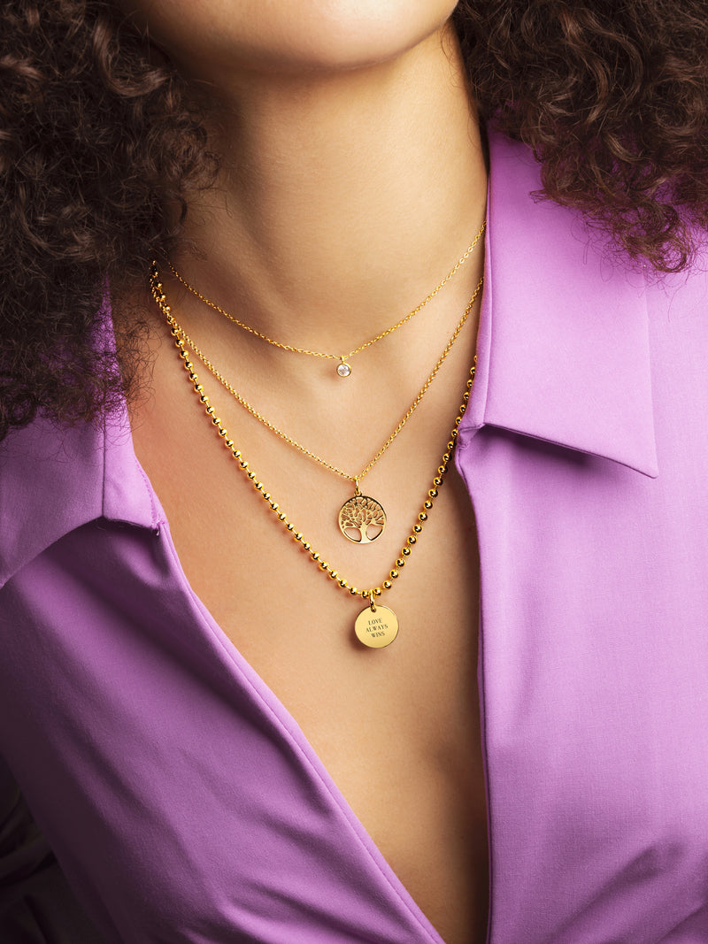 Tree of Life Gold Necklace