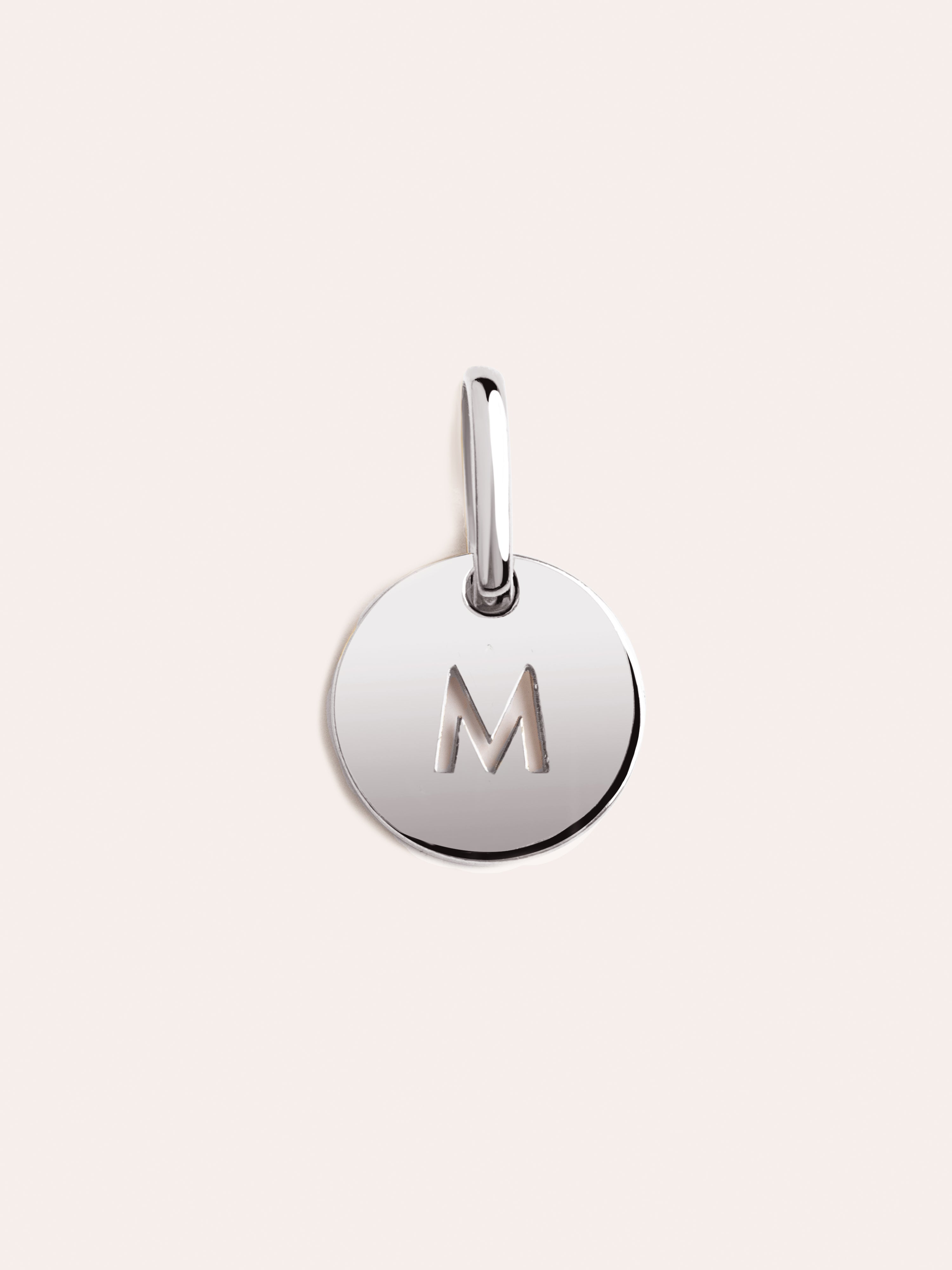 Mini Medallion Letter Plata