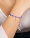 Pulsera Personalizada Dream Lavande Letters Oro