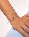 Pulsera Personalizada Monogram Plata