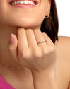 Anillo Cleo Colors Plata