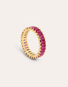 Anillo Sia Raspberry Oro