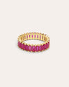 Anillo Sia Raspberry Oro