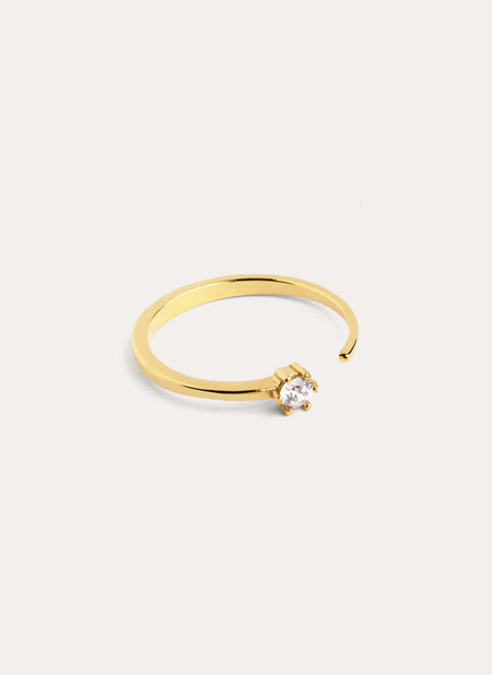 Anillo Sophie Plata Baño Oro