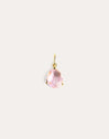 Charm Birthstones Oro - Turmalina Rosa