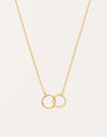 Collar Circles Twist Oro