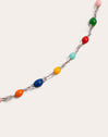 Collar Dots Colors Enamel Plata