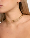 Choker Double Ring Oro