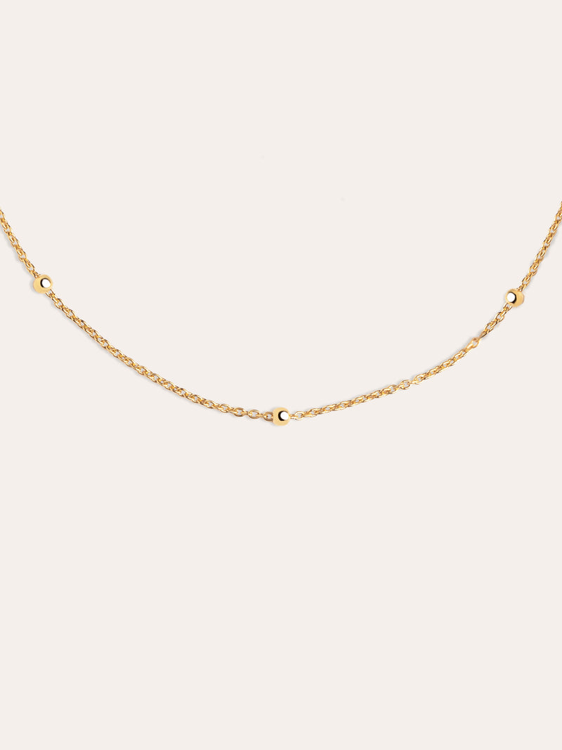 Dots Gold Necklace