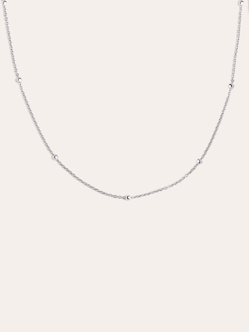 Dots Silver Necklace