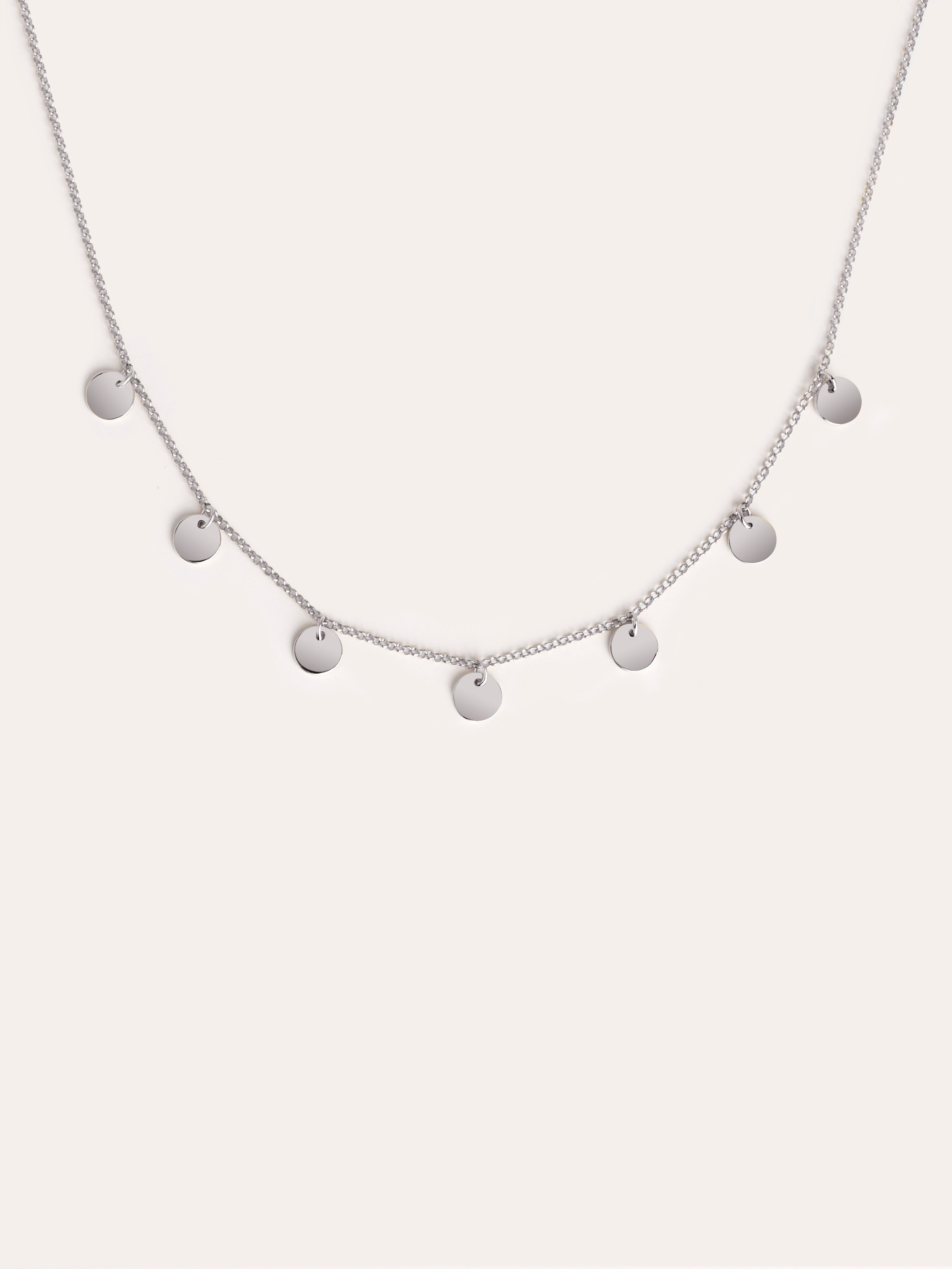 Collar Mini Moons Plata