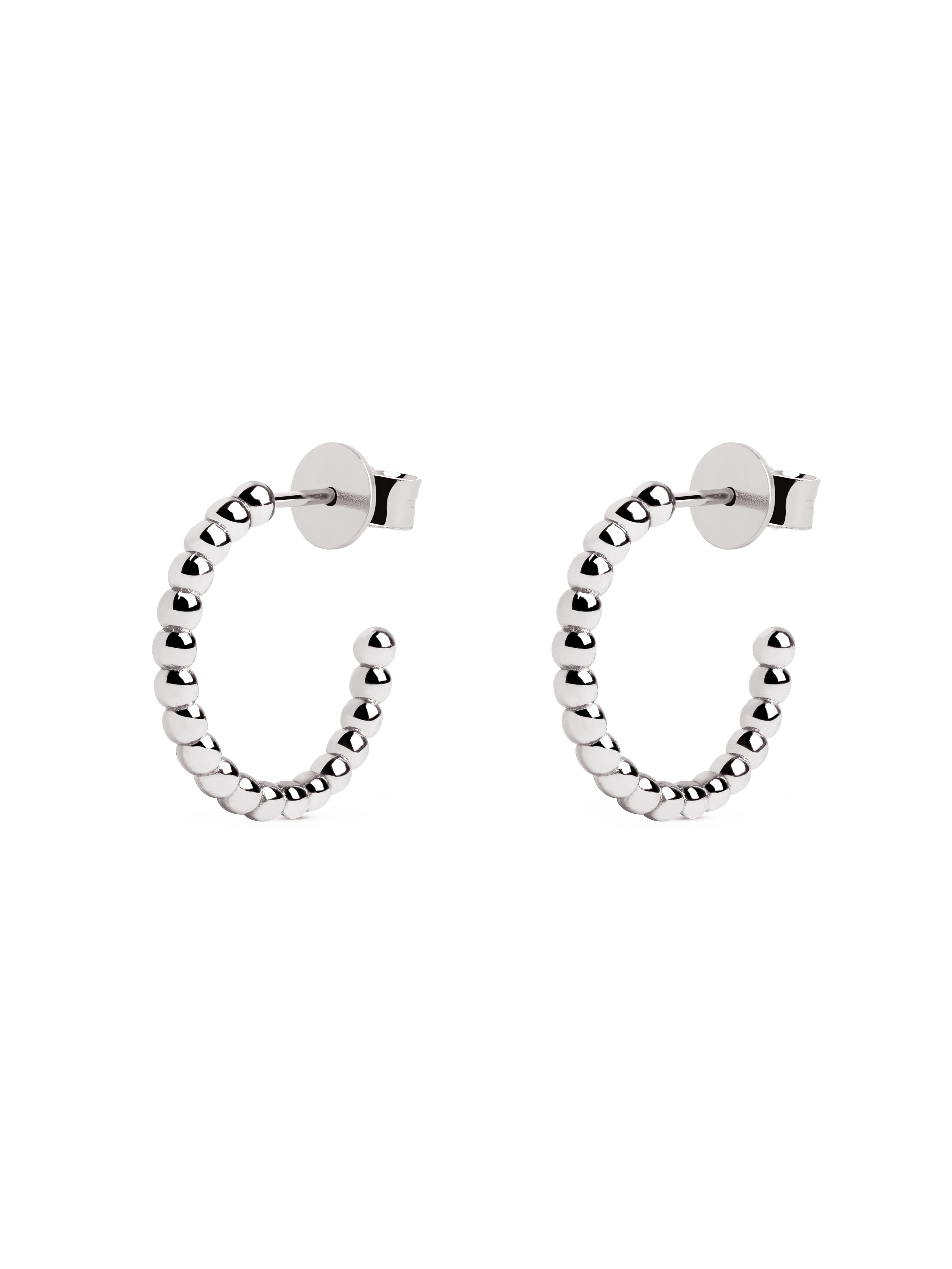 Pendientes 19 Pebbles Plata