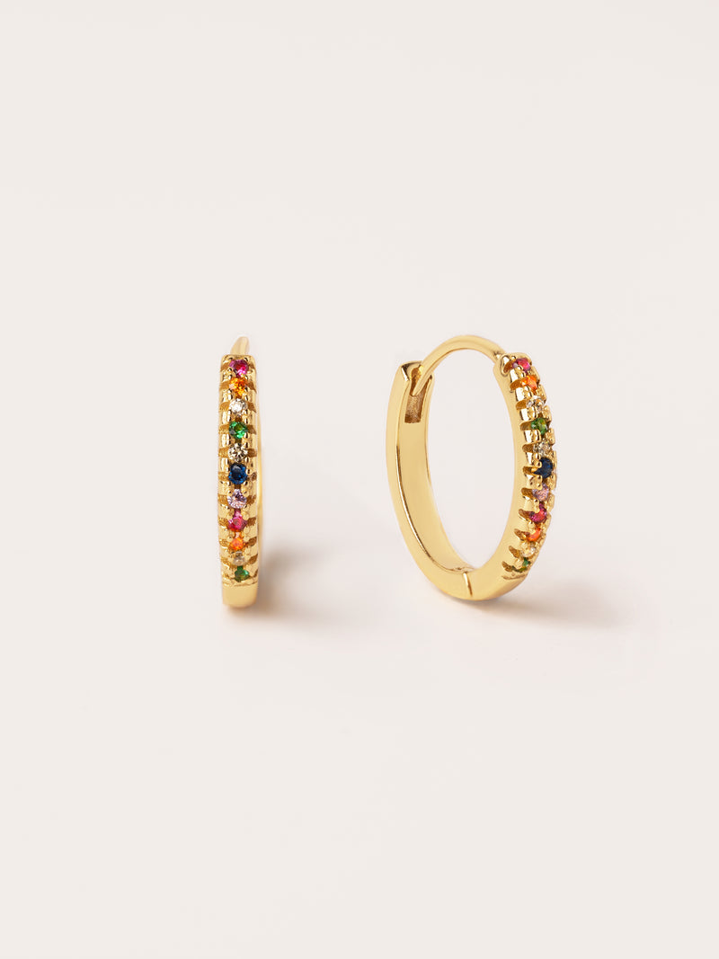 Colors L Gold Hoop Earrings