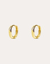 Pendientes Aro Ribbon Oro