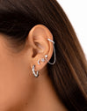 Pendientes Moon & Star Plata