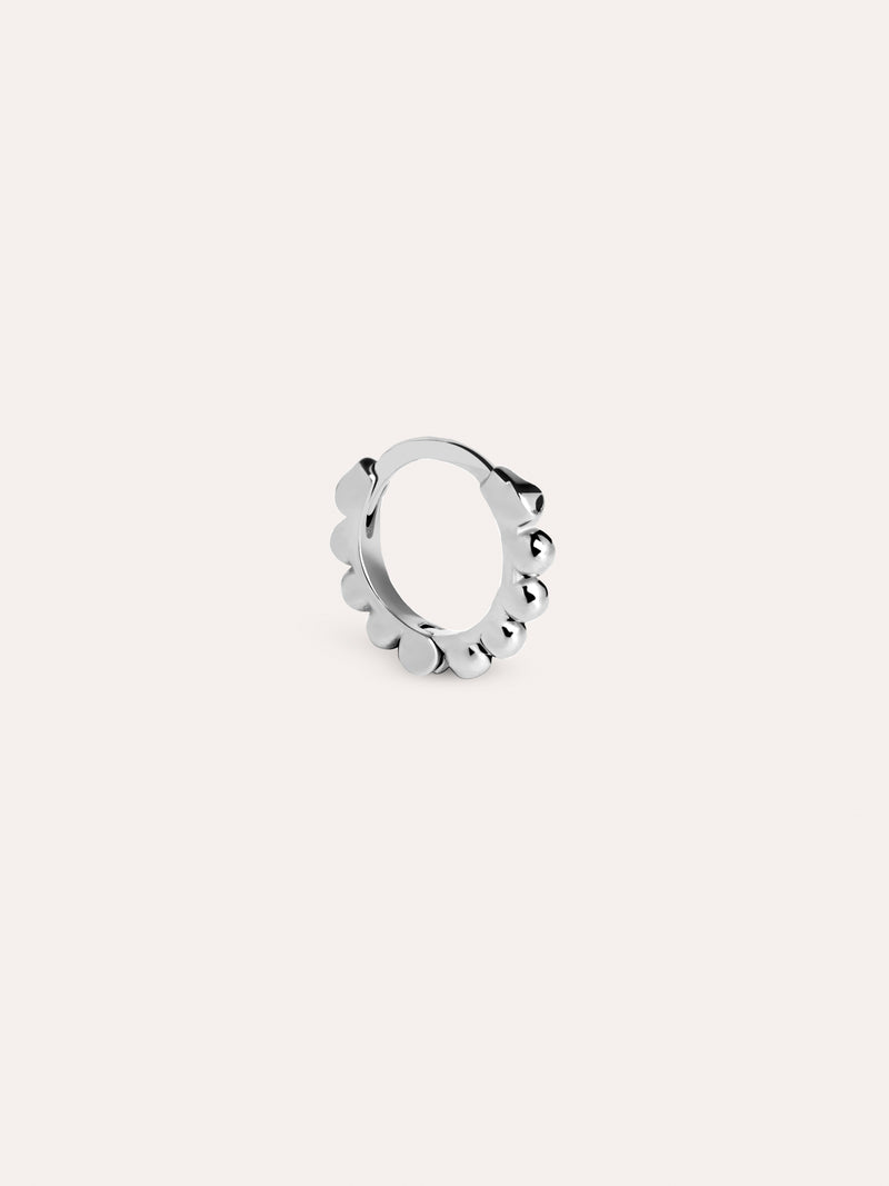 Pebbles S Silver Single Earring