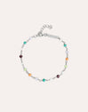 Pulsera Crystals Colors Plata