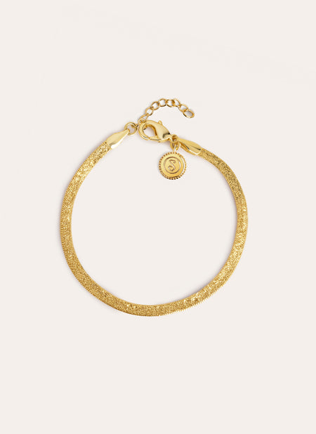 Pulsera Lisse Sparkling Baño Oro