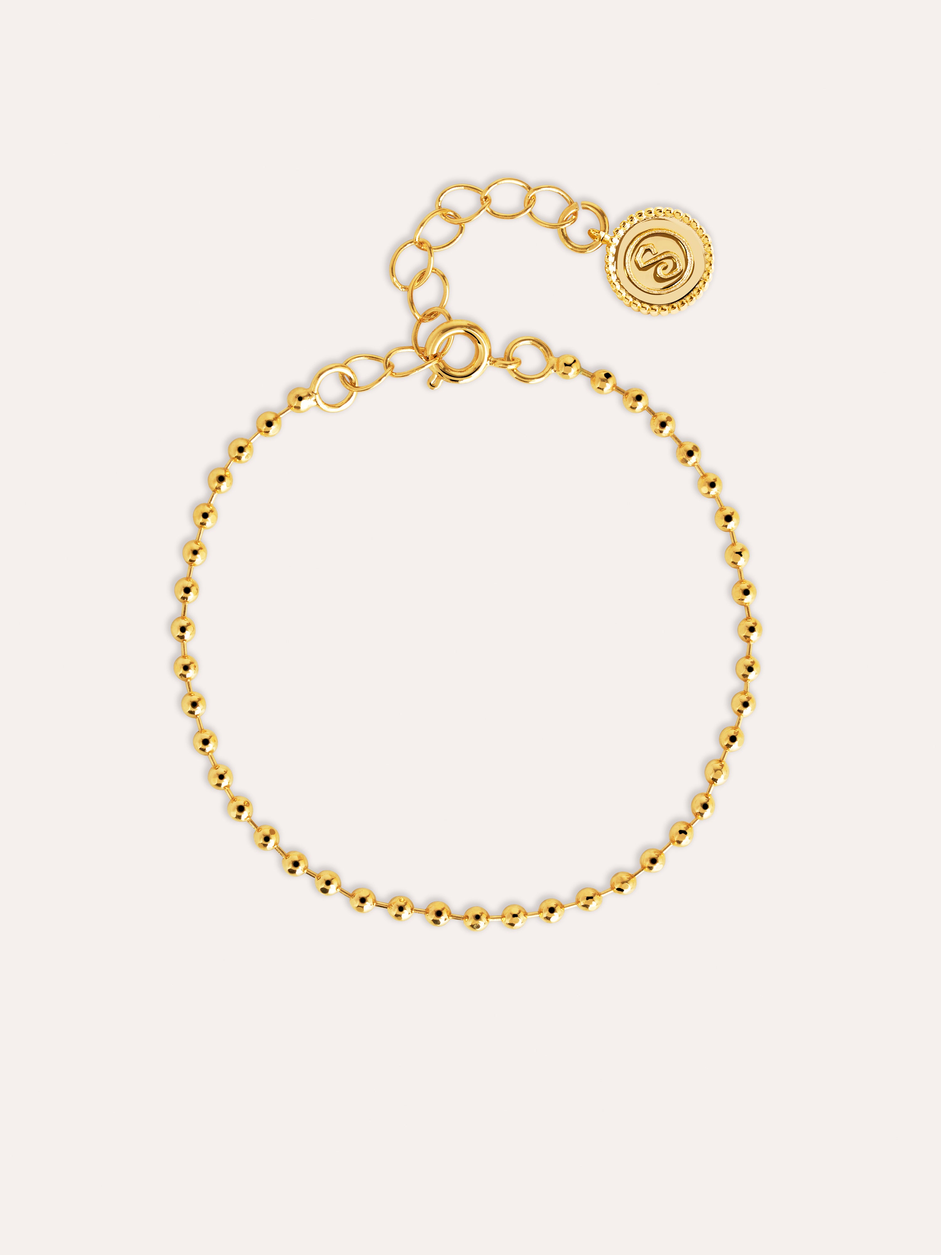 Pulsera Pebbles Baño Oro