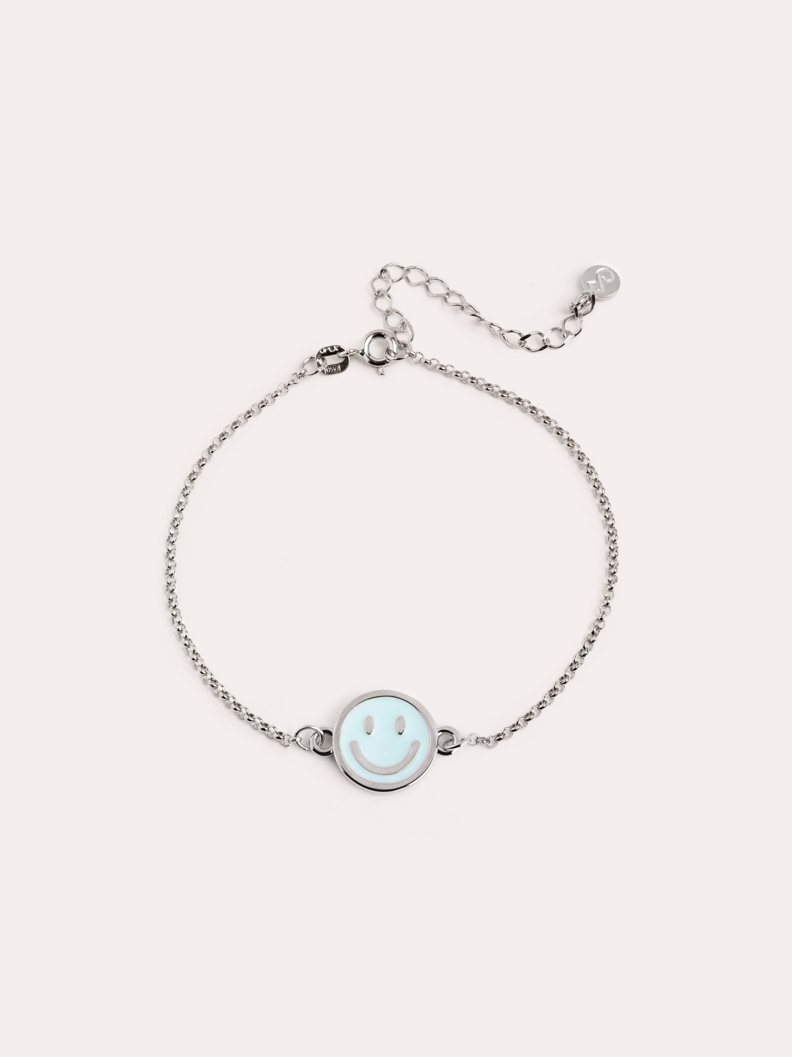 Pulsera Smiley Sky Enamel